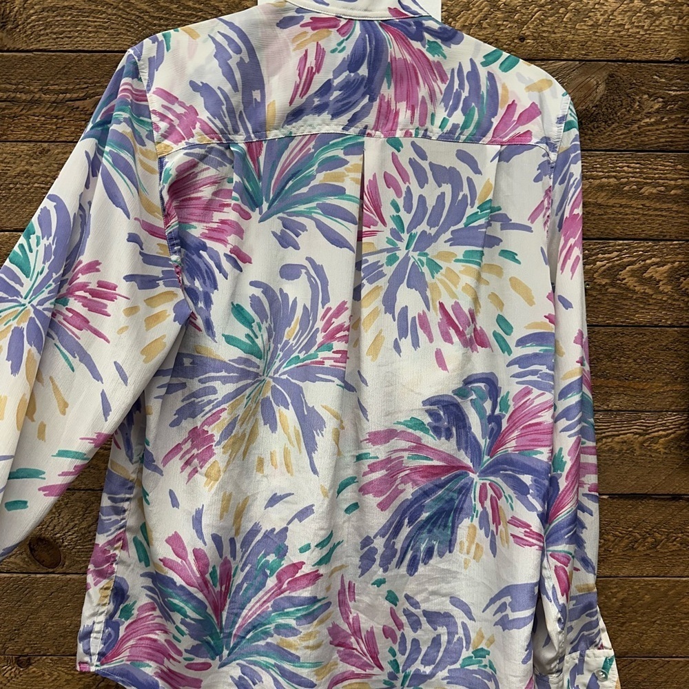 Vintage Christian Dior Chemises Paris New York Blouse – Size 6 - Picture 4 of 9